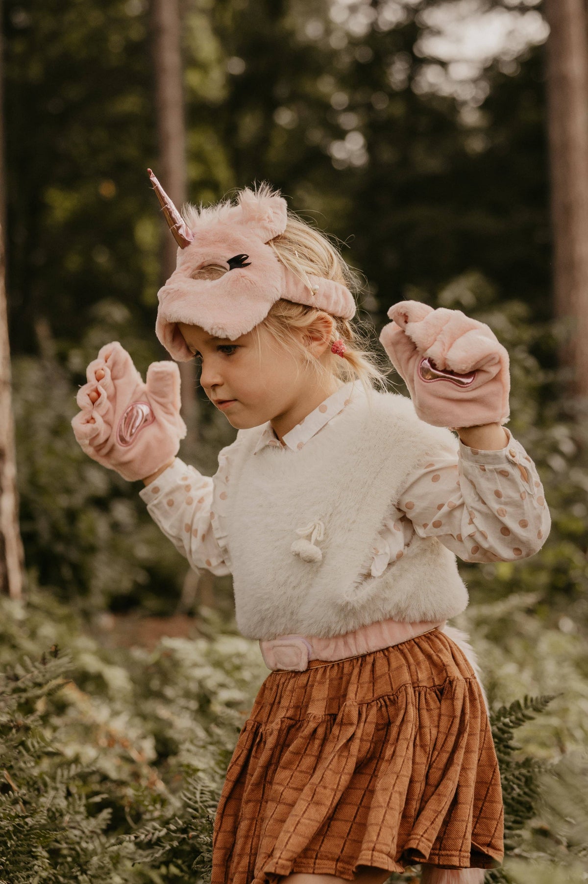 Déguisement enfant Licorne Rose