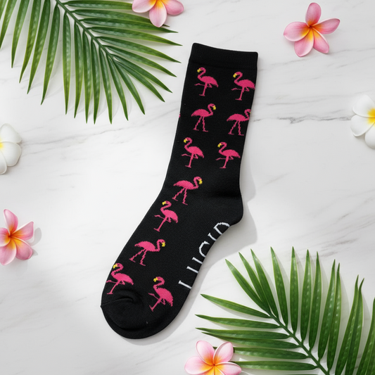 Chaussettes Flamants Roses