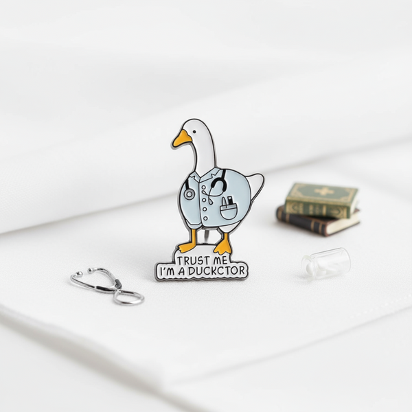 Ducktor Witte Eend Speld