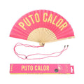 Éventail « Puto calor » Rose