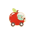 Pin's Grenouille qui conduit une Pomme