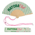 Éventail « Matcha club »