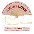 Éventail « Summer love »