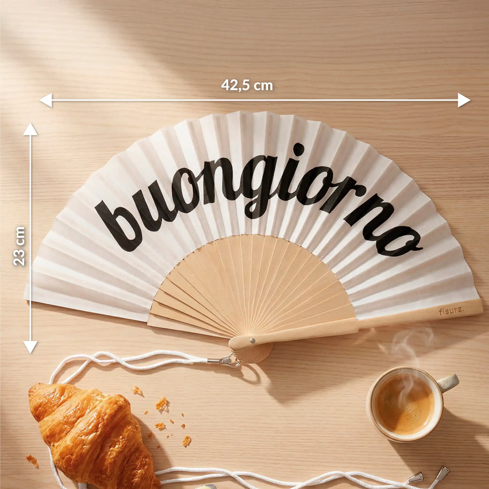 Éventail « Buongiorno » – Fisura – vue 5