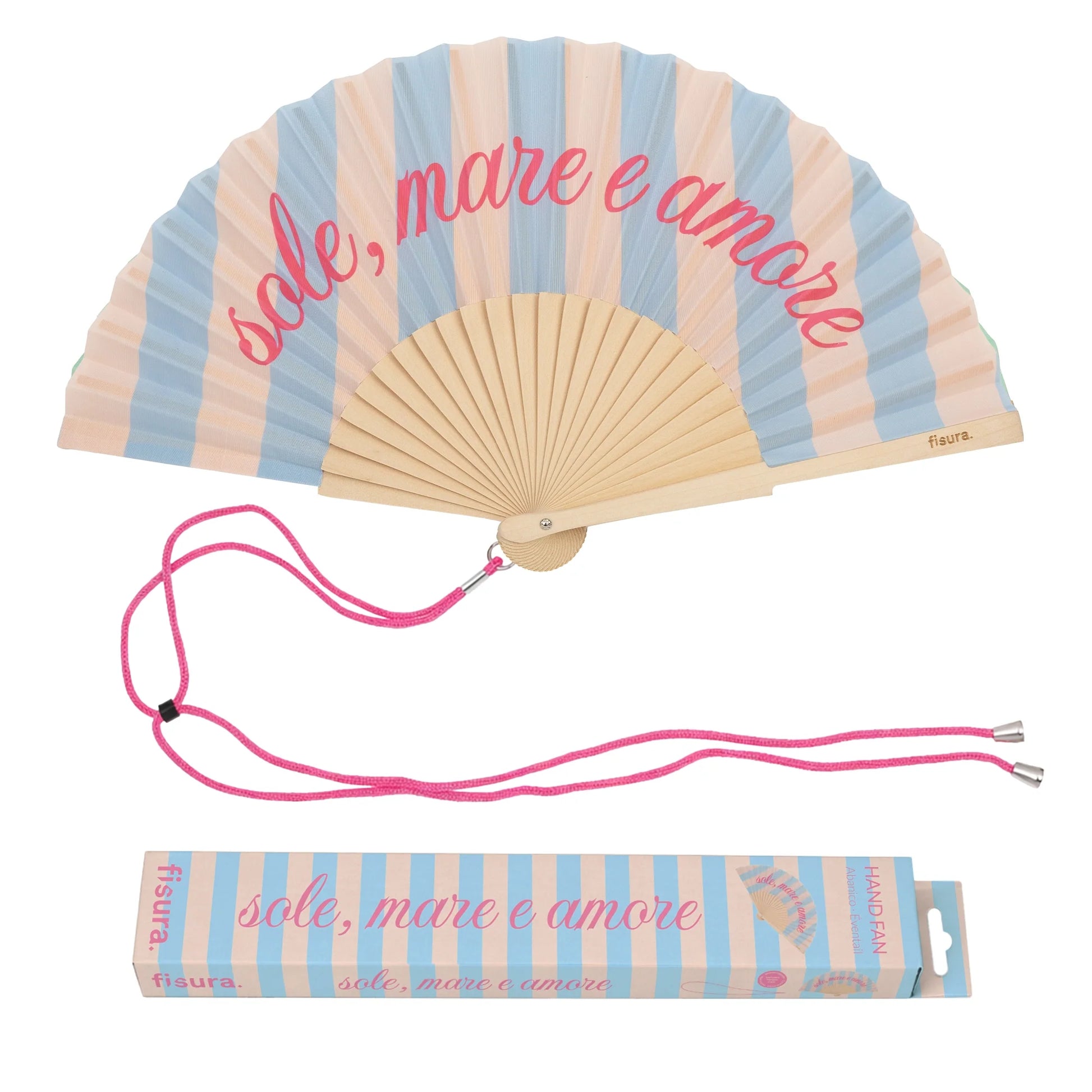 Éventail « Sole, mare e amore » – Fisura