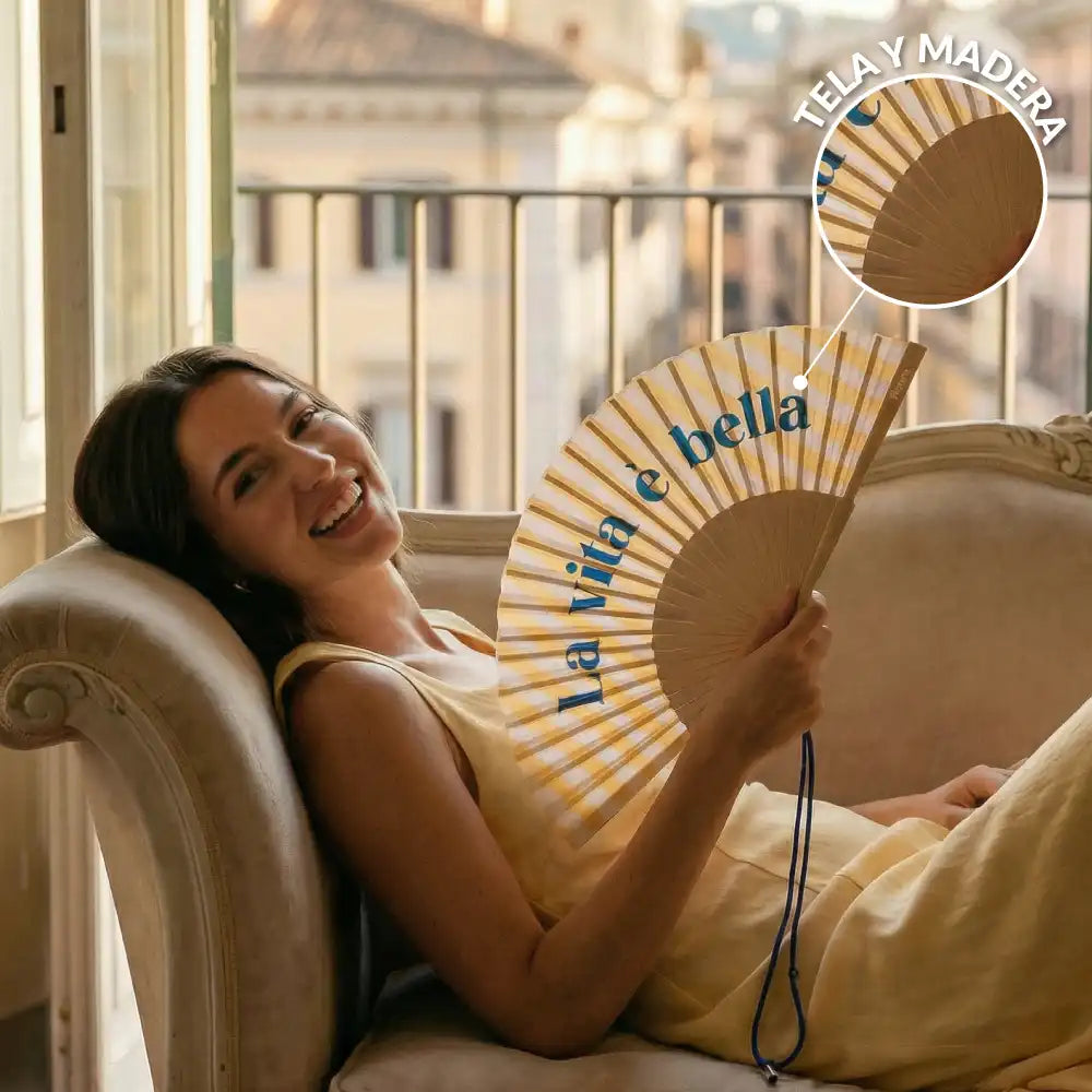 Éventail « La vita è bella » – Fisura – vue 4