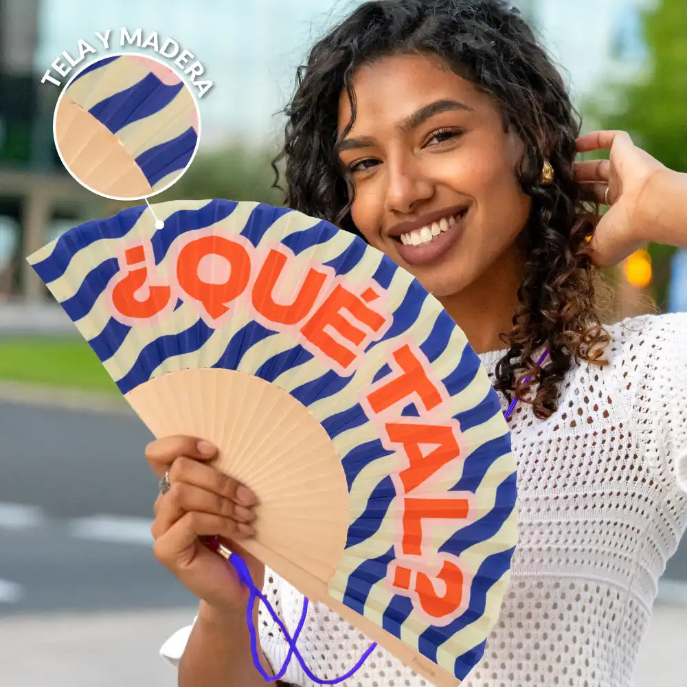 Éventail « ¿Qué tal? » – Fisura – vue 4
