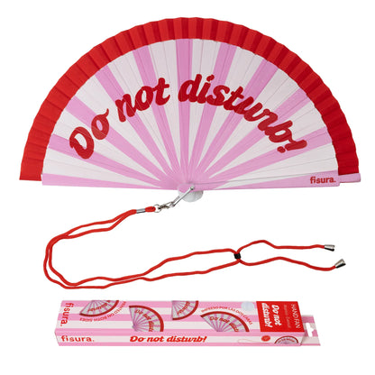 Éventail Imprimé « Do not disturb » – Fisura