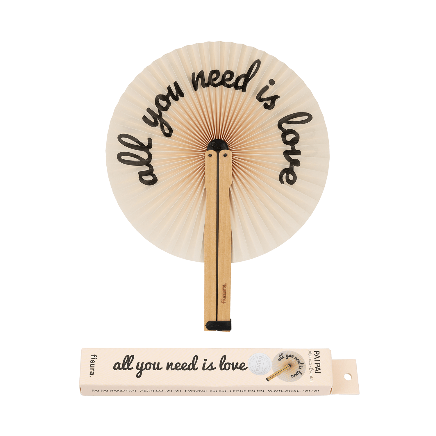 Éventail Pai Pai « all you need is love » – Fisura