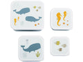 Lot de 4 Boîtes Repas et Goûter - Océan