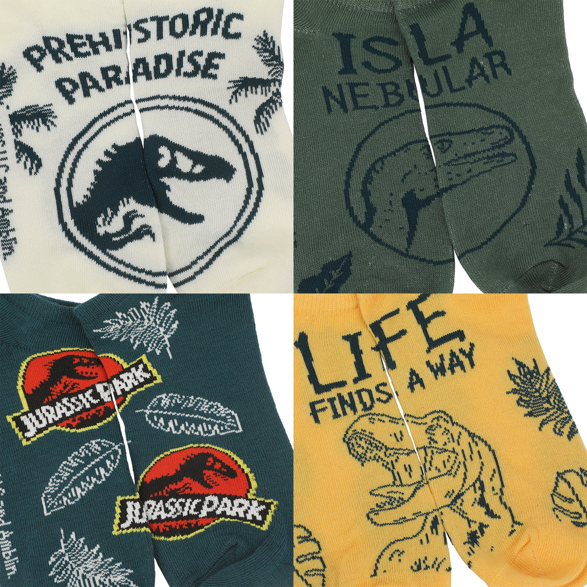 Chaussettes femme Jurassic Park - lot de 5 paires