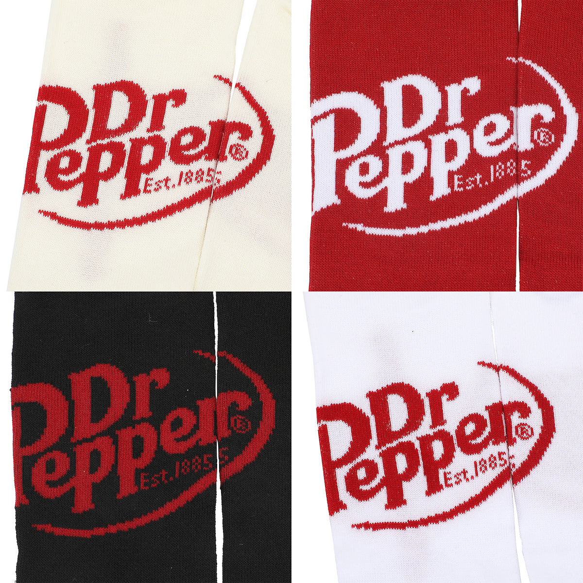 Chaussettes femme Dr Pepper avec logo - lot de 5 paires