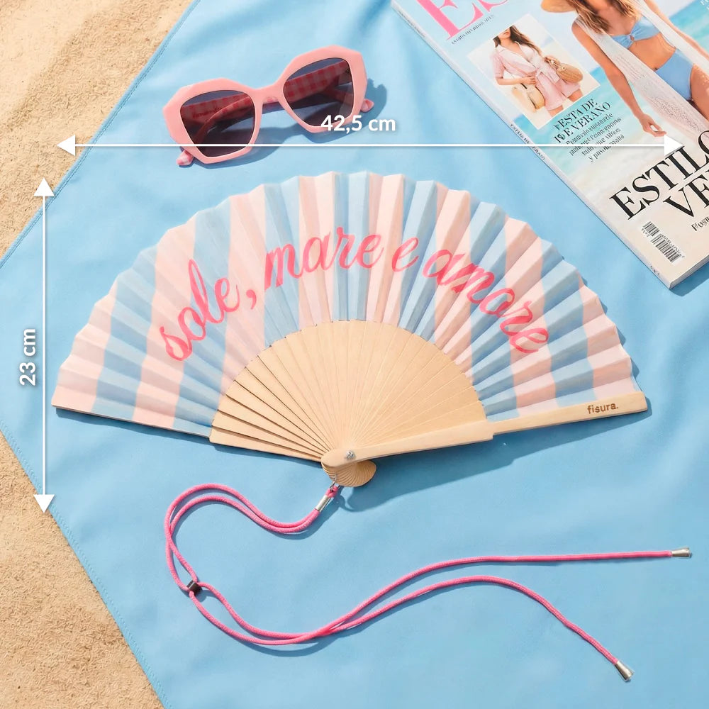 Éventail « Sole, mare e amore » – Fisura – vue 5
