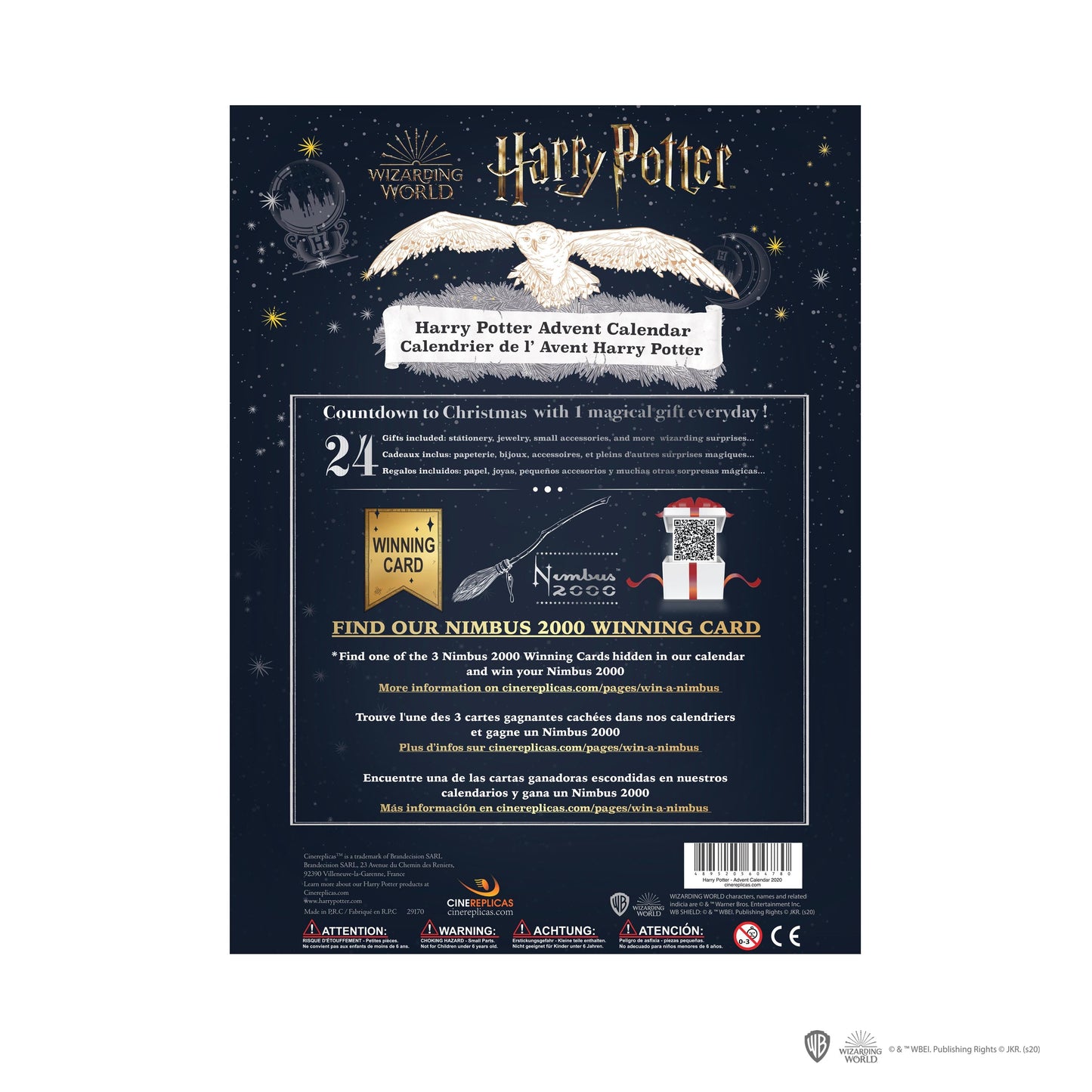 *Calendrier de l'Avent Harry Potter 2020