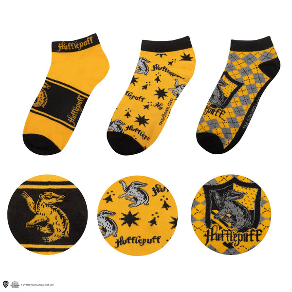 Set de 3 Paires de Socquettes Poufsouffle