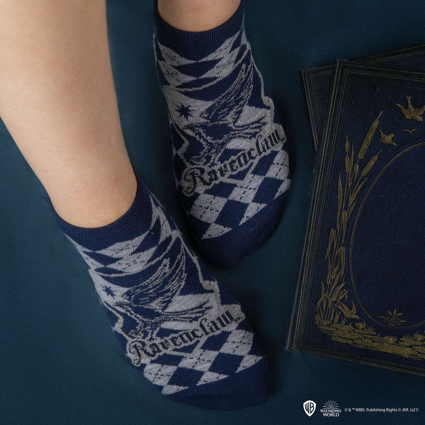 Set of 3 Pairs of Ravenclaw Ankle Socks