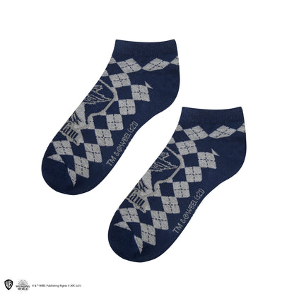 Set of 3 Pairs of Ravenclaw Ankle Socks