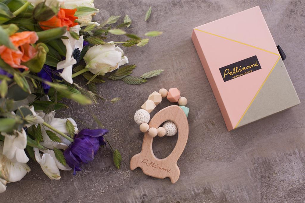 Rocket Teething Ring Darling