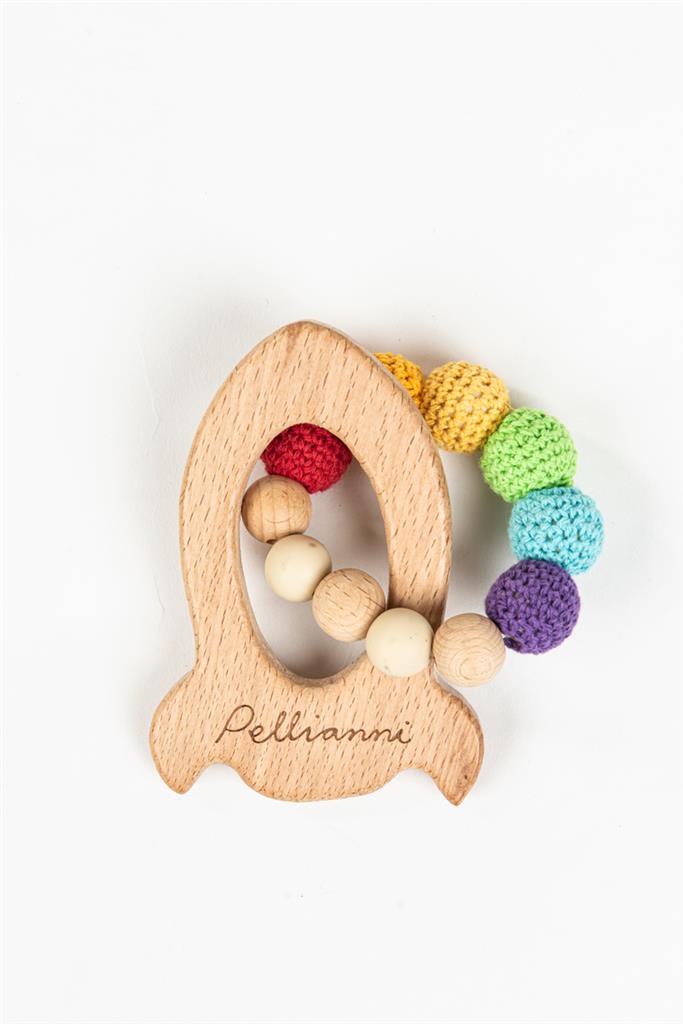 Rocket Teething Ring Pride