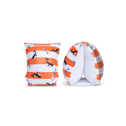 Arm Bands - Red/White - Ocean Stripes