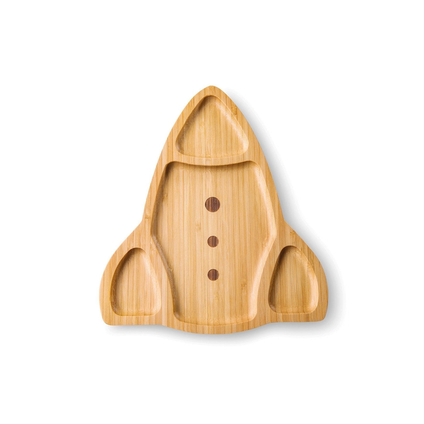 Assiette Bambou Fusée Donkey | Boutique d'objets cadeaux designs onlyforcoolkids.com