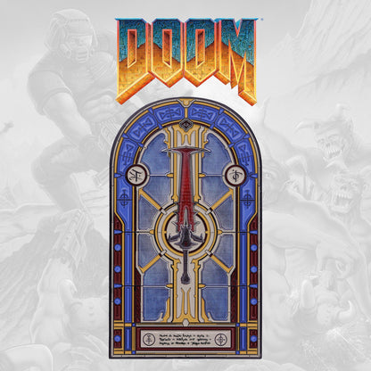 Lingot collector DOOM - Crucible Sword Stained Glass Window