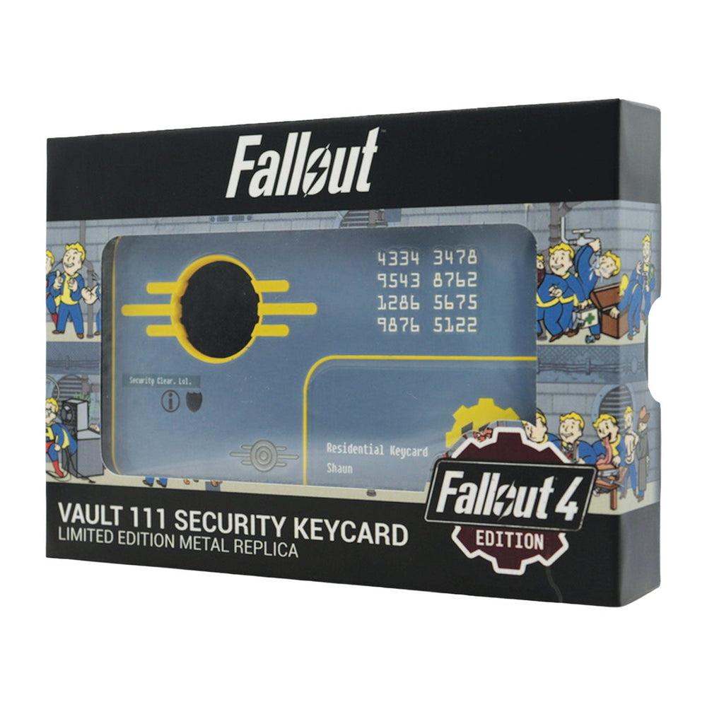Replica Fallout Access Card - 4 - Vault 111 Security