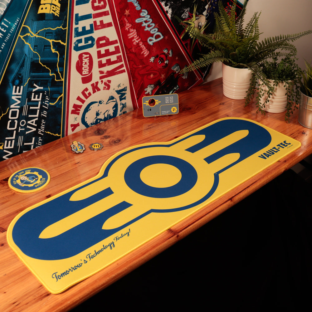 Desk pad & set de sous-verres Fallout - Vault-Tec XL