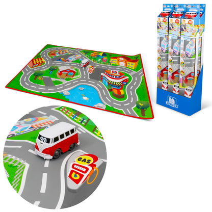 Tapis de jeu BB JUNIOR VOLKSWAGEN SAMBA VAN JUNIOR CITY (boîte)