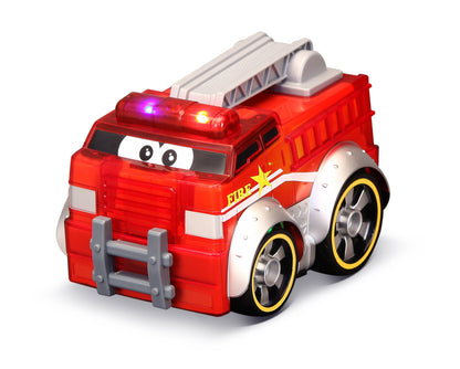 CAMION DE POMPIERS BB JUNIOR PUSH &amp; GLOW