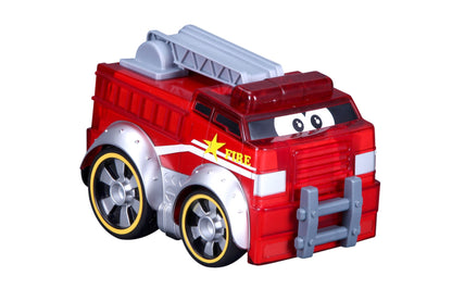 CAMION DE POMPIERS BB JUNIOR PUSH &amp; GLOW
