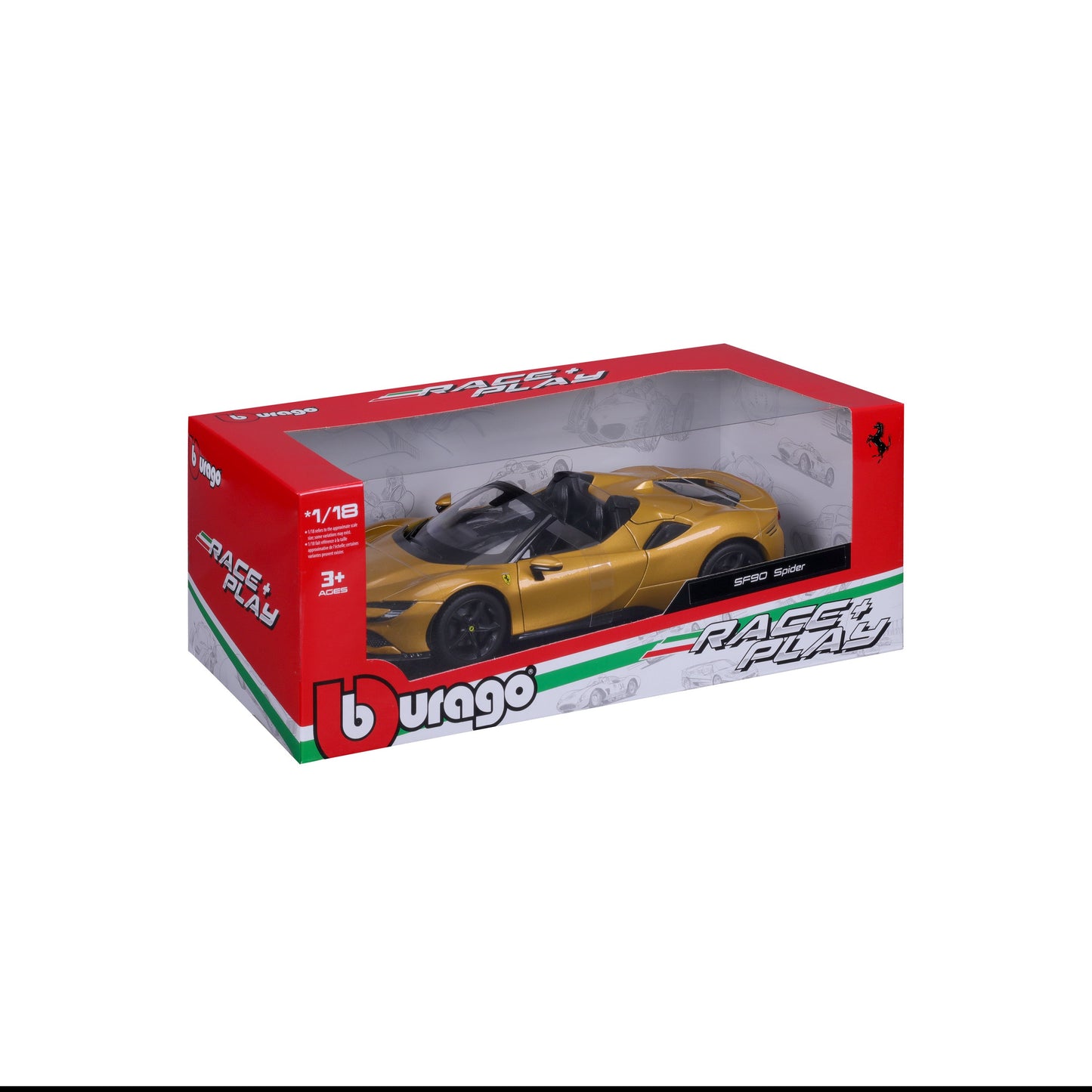1:18 FERRARI RACE &amp; PLAY SF90 SPIDER