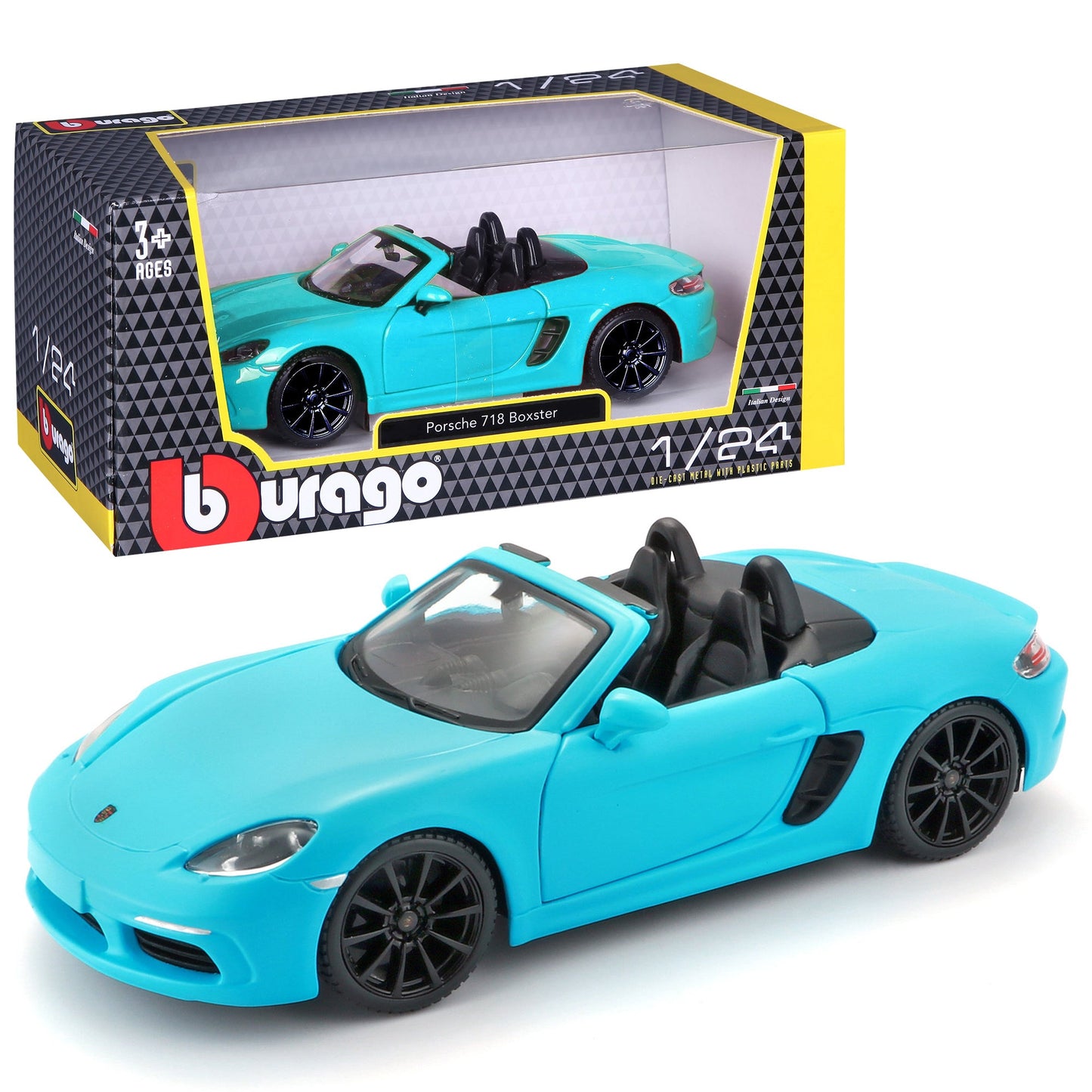 1:24 PORSCHE 718 BOXSTER BLEU