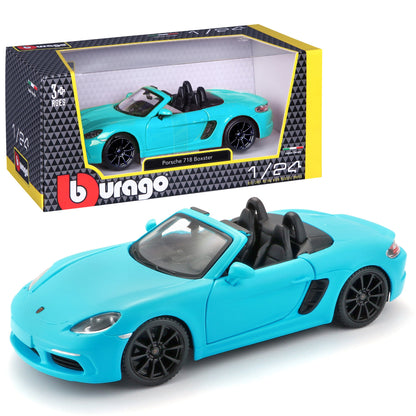 1:24 PORSCHE 718 BOXSTER BLEU