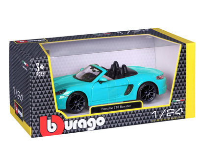 1:24 PORSCHE 718 BOXSTER BLEU