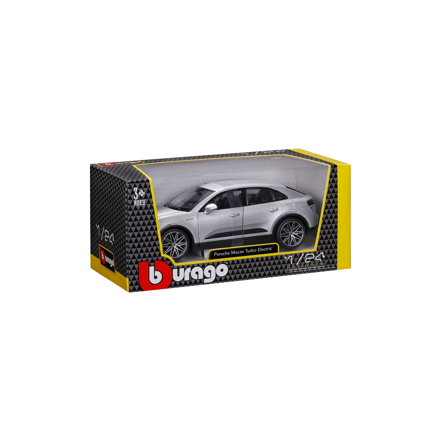 1:24 PORSCHE MACAN 4 ELECTRIC 2024 SILVER