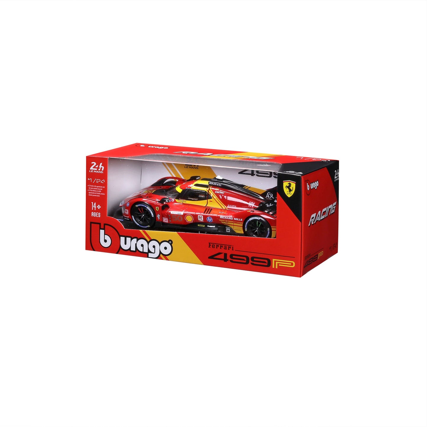 1:24 FERRARI RACING 499P 24H LE MANS HYPERCAR CHAMPION 2024 AF CORSE #50
