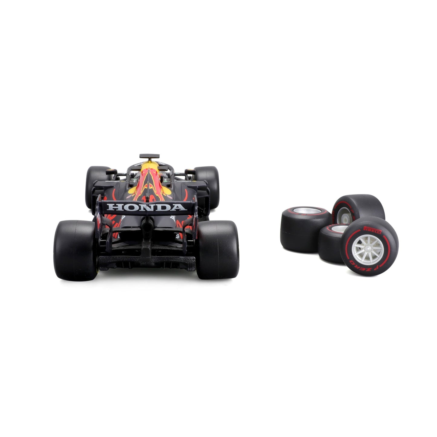 VOITURE DE COURSE RED BULL F1 À CHANGEMENT DE PNEUS (2021) 1:24 VERSTAPPEN PLAYSET