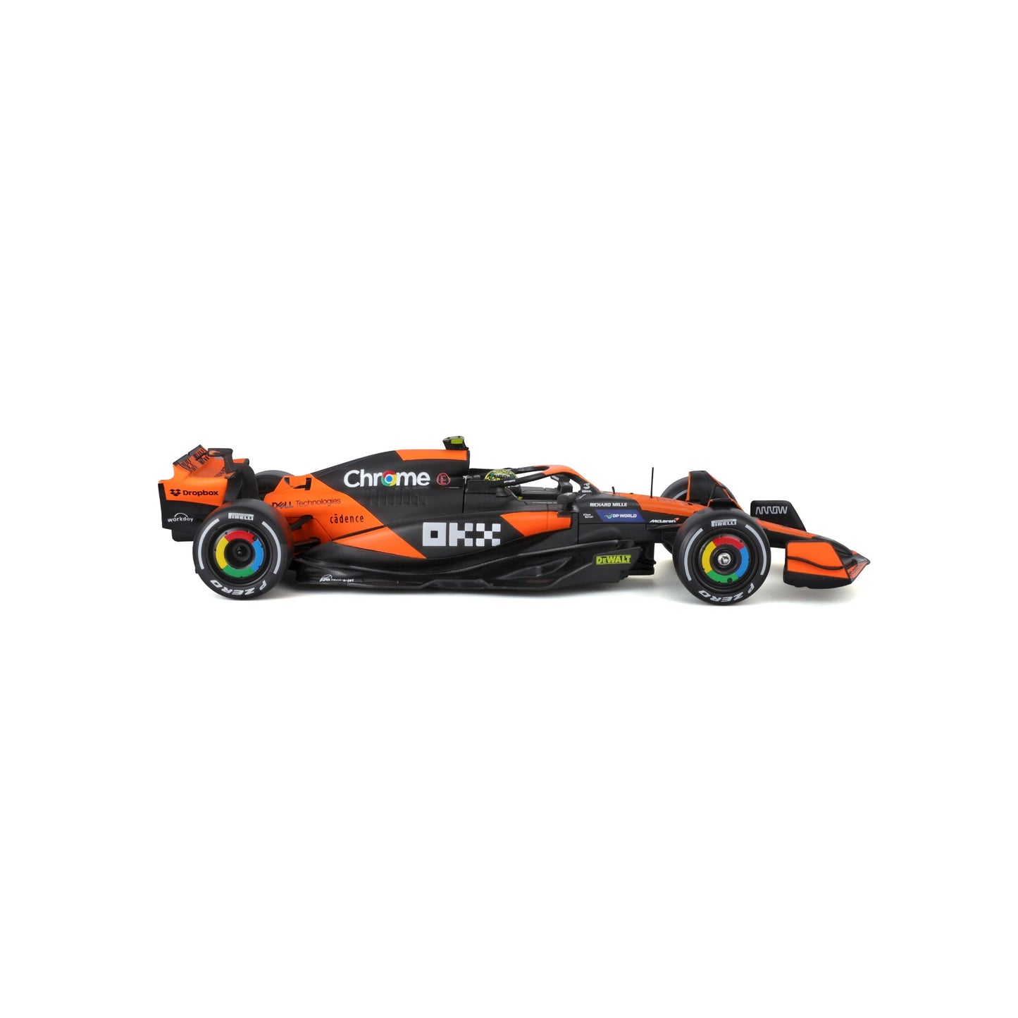 1:24 F1 MCLAREN MCL38 2024 WITH NORRIS HELMET