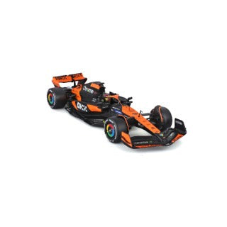 1:24 F1 MCLAREN MCL38 2024 WITH PIASTRI HELMET