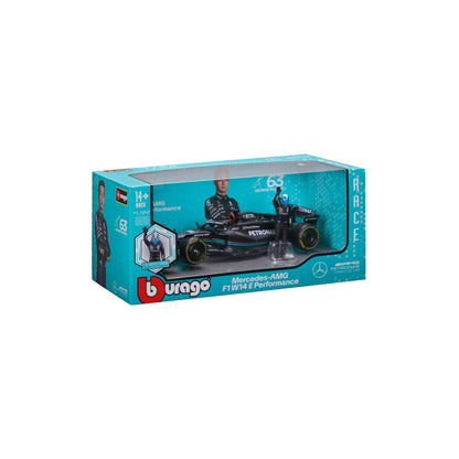 1:24 F1 MB W14 2023 AVEC FIGURINE DU PILOTE RUSSELL