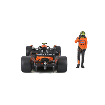 1:24 F1 MCLAREN MCL38 2024 WITH NORRIS DRIVER FIGURE