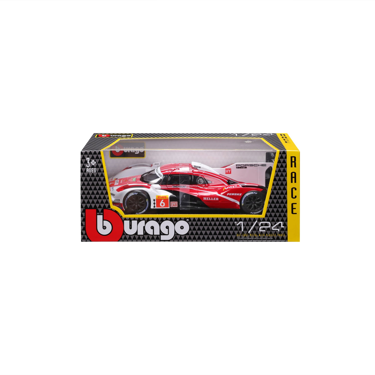 1:24 PORSCHE 963 #6 PENSKE MOTORSPORT 2024 WORLD ENDURANCE CHAMPIONSHIP LMH HYPERCAR