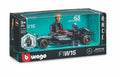 1:24 F1 MERCEDES AMG W15 2024 WITH DRIVER FIGURE RUSSELL