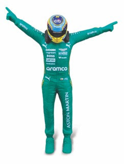 1:24 F1 ASTON MARTIN AMR25 WITH DRIVER FIGURE ALONSO