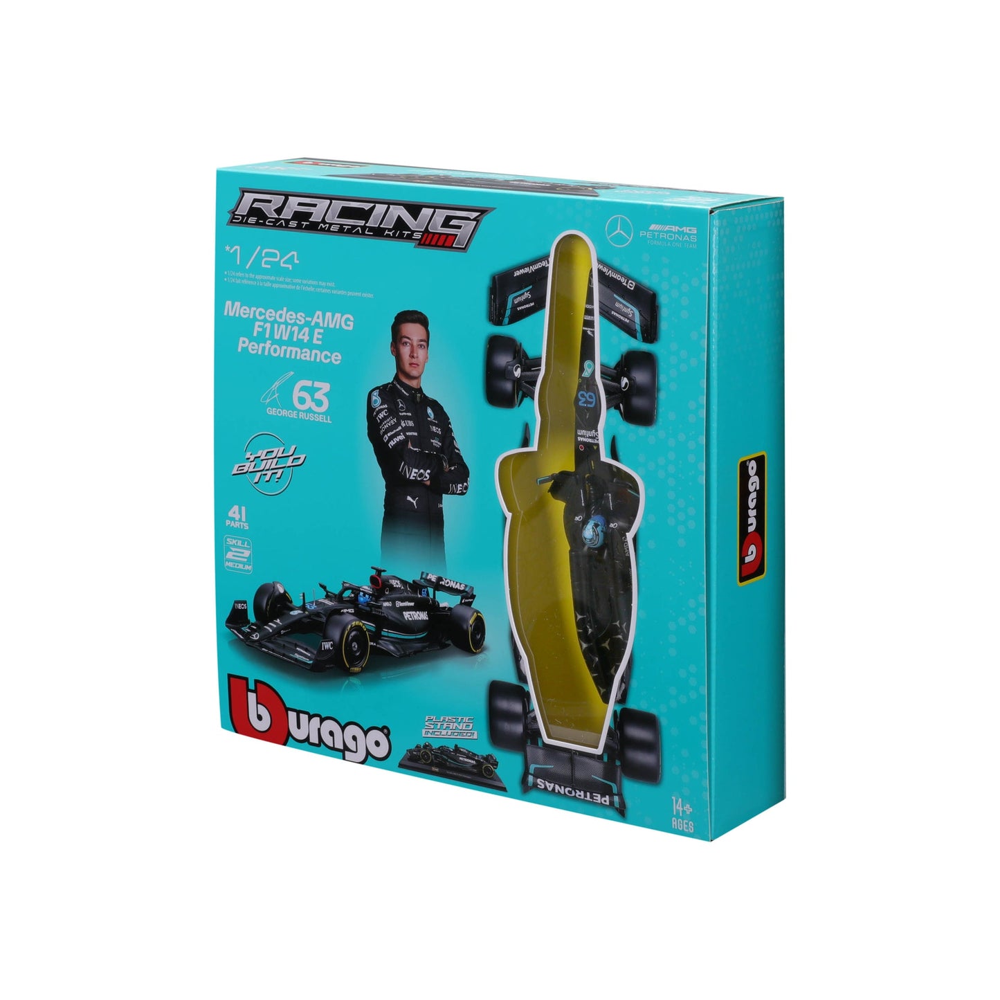 1:24 F1 MB W14 2023 MAQUETTE RUSSELL