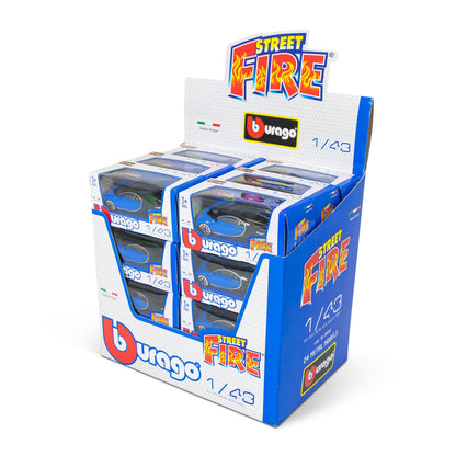 1:43 STREET FIRE BUGATTI CHIRON 24PC CDU