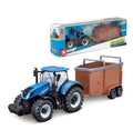 TRACTEUR NEW HOLLAND T7.315 10CM AVEC COFFRE À CHEVAUX
