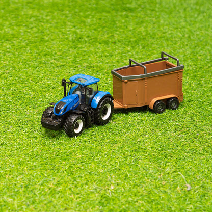 TRACTEUR NEW HOLLAND T7.315 10CM AVEC COFFRE À CHEVAUX