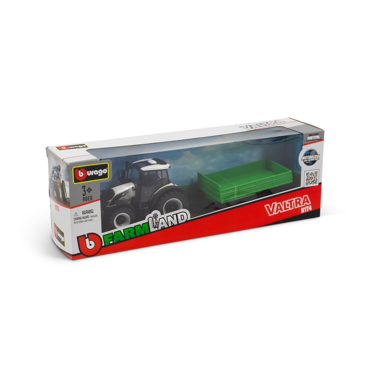 TRACTEUR VALTRA M2\Q 10CM AVEC REMORQUE BASCULANTE